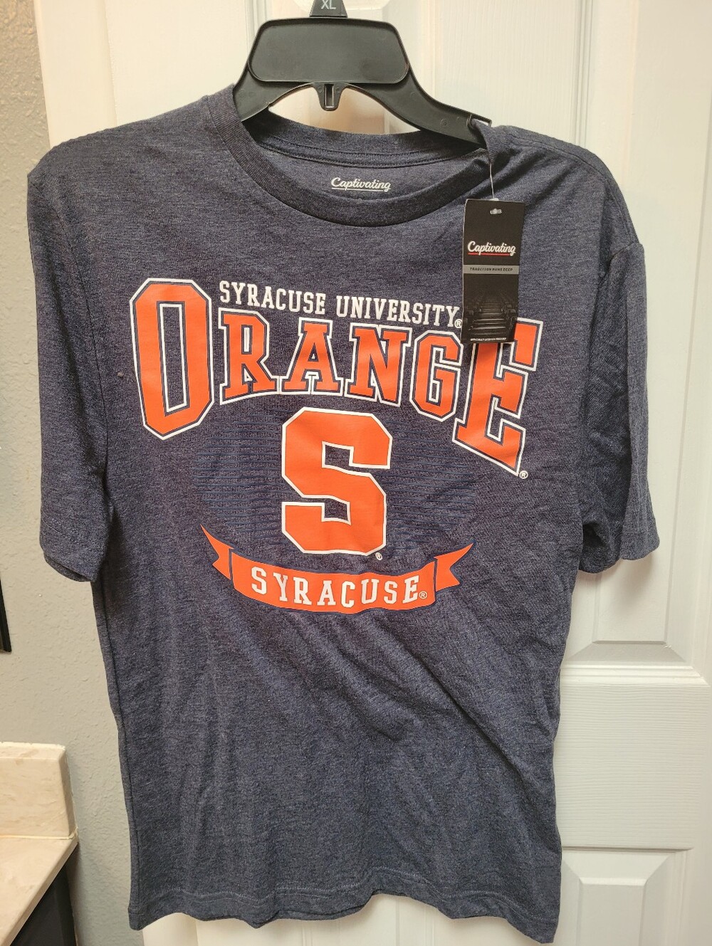 Syracuse University Orange S Graphic Tee - Navy